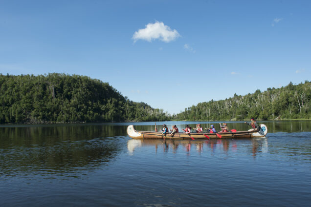 Voyageur Canoe at Wolf Ridge