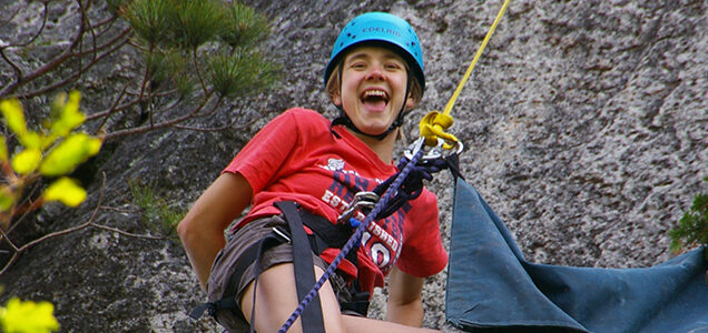Rock Climbing Camp at Wolf Ridge