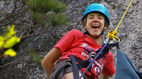 Rock Climbing Camp at Wolf Ridge